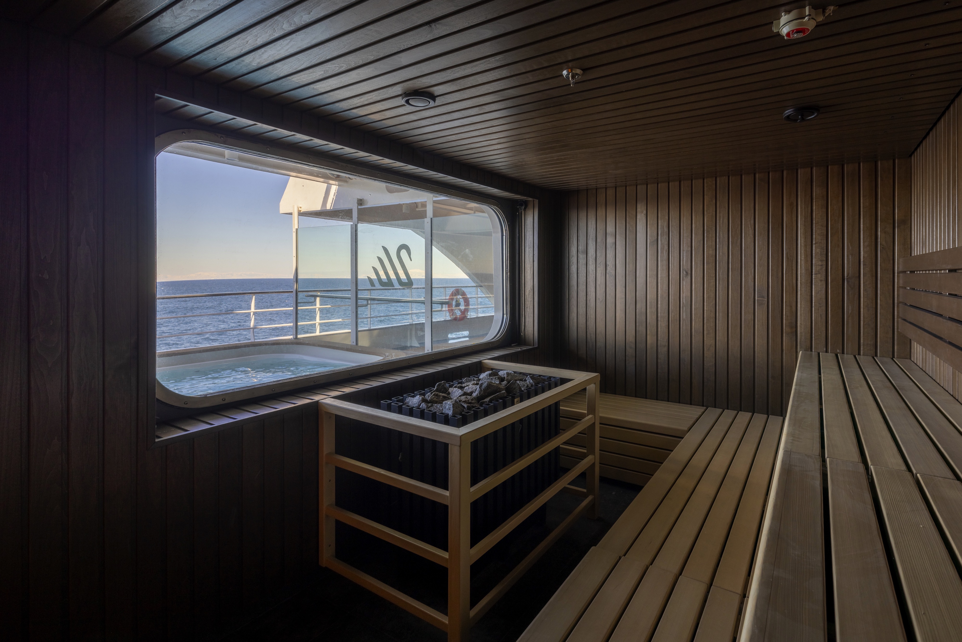 Sauna With A View on SH Vega